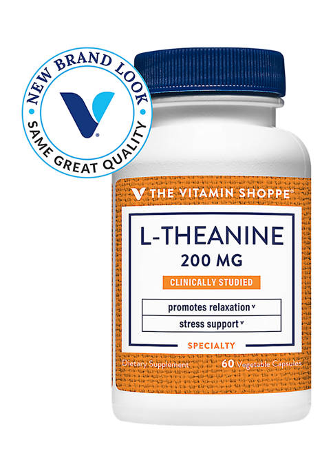 The Vitamin Shoppe L Theanine 200MG 60 Capsules