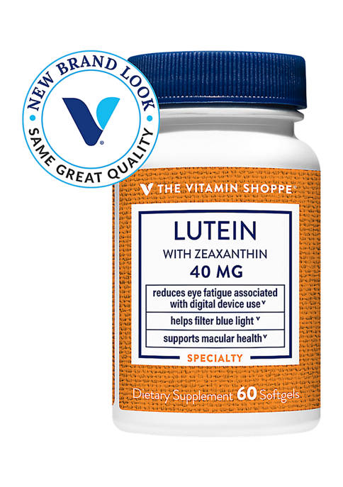 The Vitamin Shoppe High Potency Lutein 40 MG