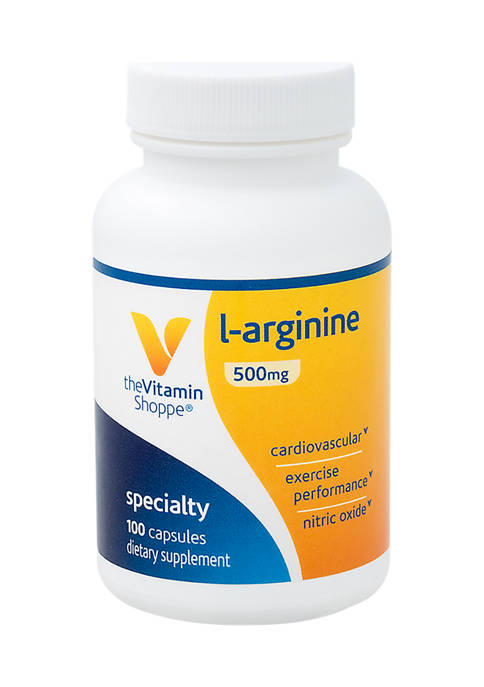 The Vitamin Shoppe L Arginine Amino Acid 500 MG