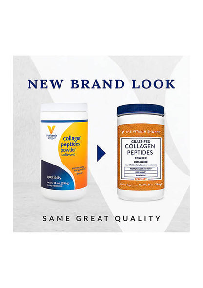 The Vitamin Shoppe Collagen Peptides Powder Unflavored 14 Ounces