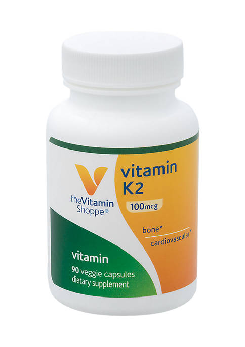 The Vitamin Shoppe Vitamin K2 100 mcg 90 Capsules