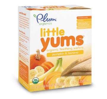 Plum Organics Little Yums Organic Teething Wafers