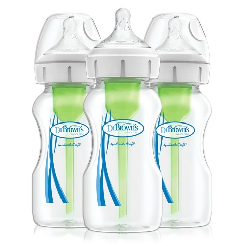 Dr. Browns Options  Wide Neck Baby Bottles 9 oz. 3 Pack