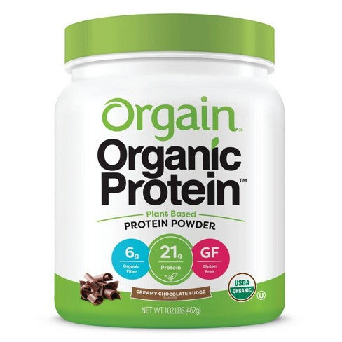 Orgain Organic Plant Based Protein Powder Creamy Chocolate Fudge 16.32oz