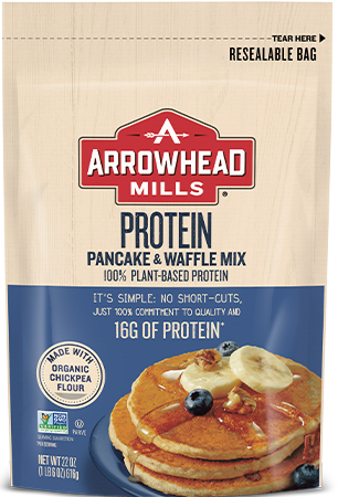 Protein Pancake Wafffle Mix Arrowhead Mills 22oz