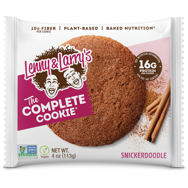 Lenny and Larrys Complete Cookie Snickerdoodle 4.0oz