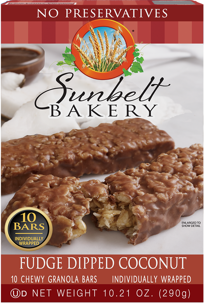 Sunbelt Bakery Fudge Dipped Coconut Granola Bars