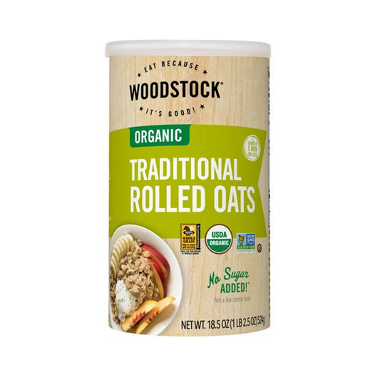 Woodstock Organic Traditional Rolled Oats 18.5 oz