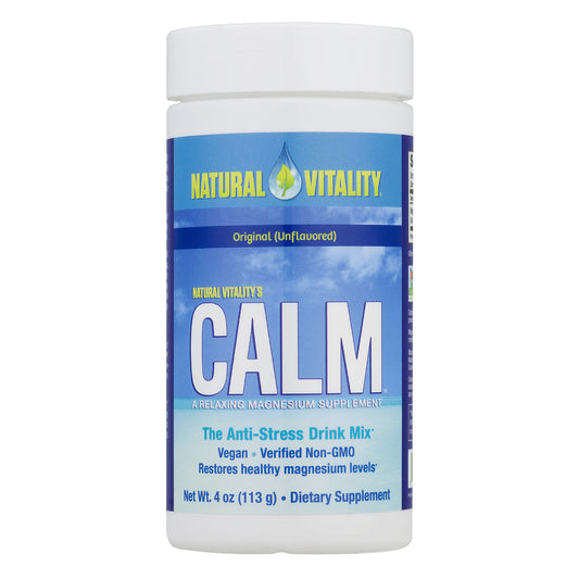 Natural Vitality Calm Magnesium Supplement Drink Mix Original 4oz