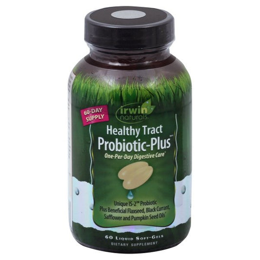 Irwin Naturals Healthy Tract Probiotic UP  60 Liquid Softgels