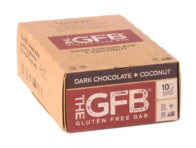 The Gluten Free Bar Dark Chocolate Coconut 12 Bars