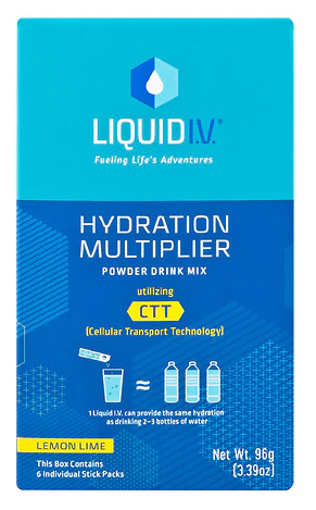 Liquid IV Hydration Multiplier Mix Lemon Lime 6pk