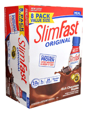 SlimFast Original RTD Rich Chocolate Royale 8Count