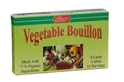 The Organic Gourmet Bouillon Vegetable 8 Cubes